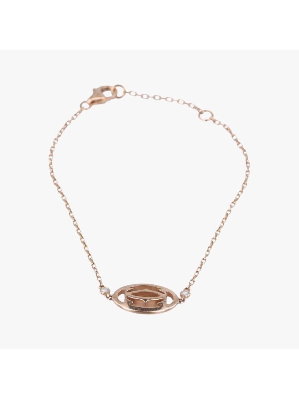 Cartier Logo Double C de Cartier Rose Gold